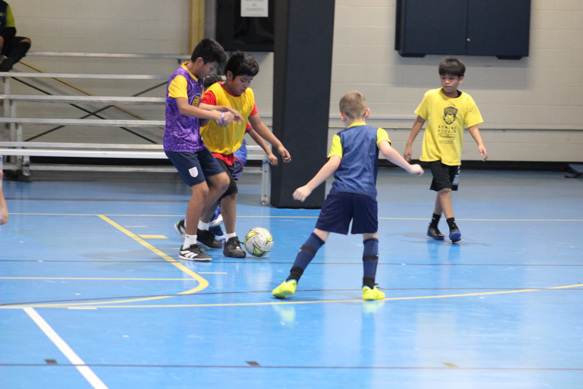 Synced Soccer Academy players