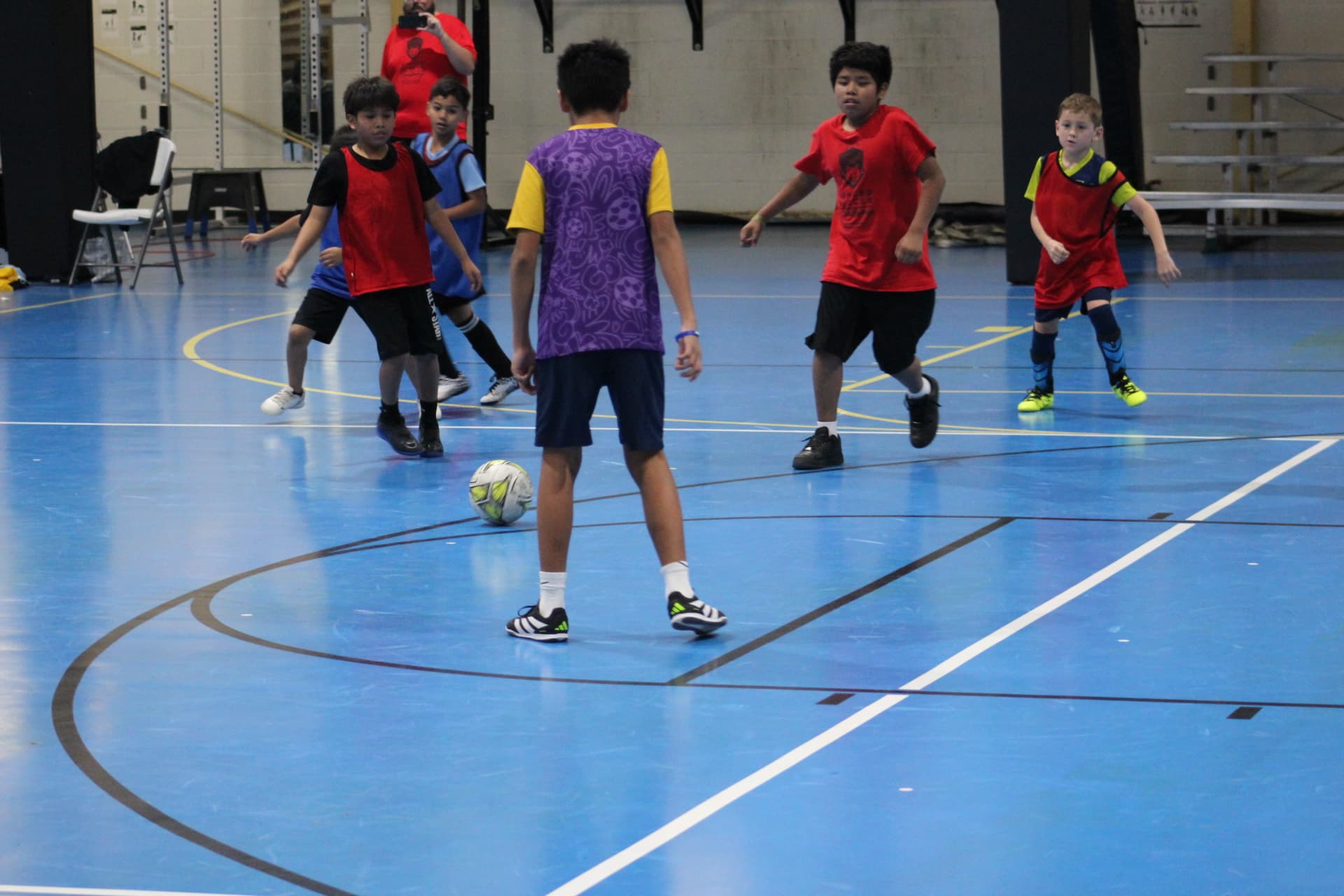 Synced Soccer Academy players